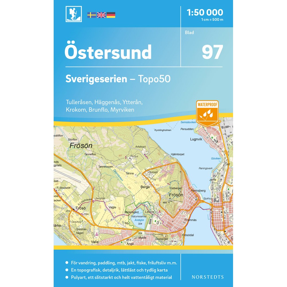 97 Östersund Sverigeserien 1:50 000